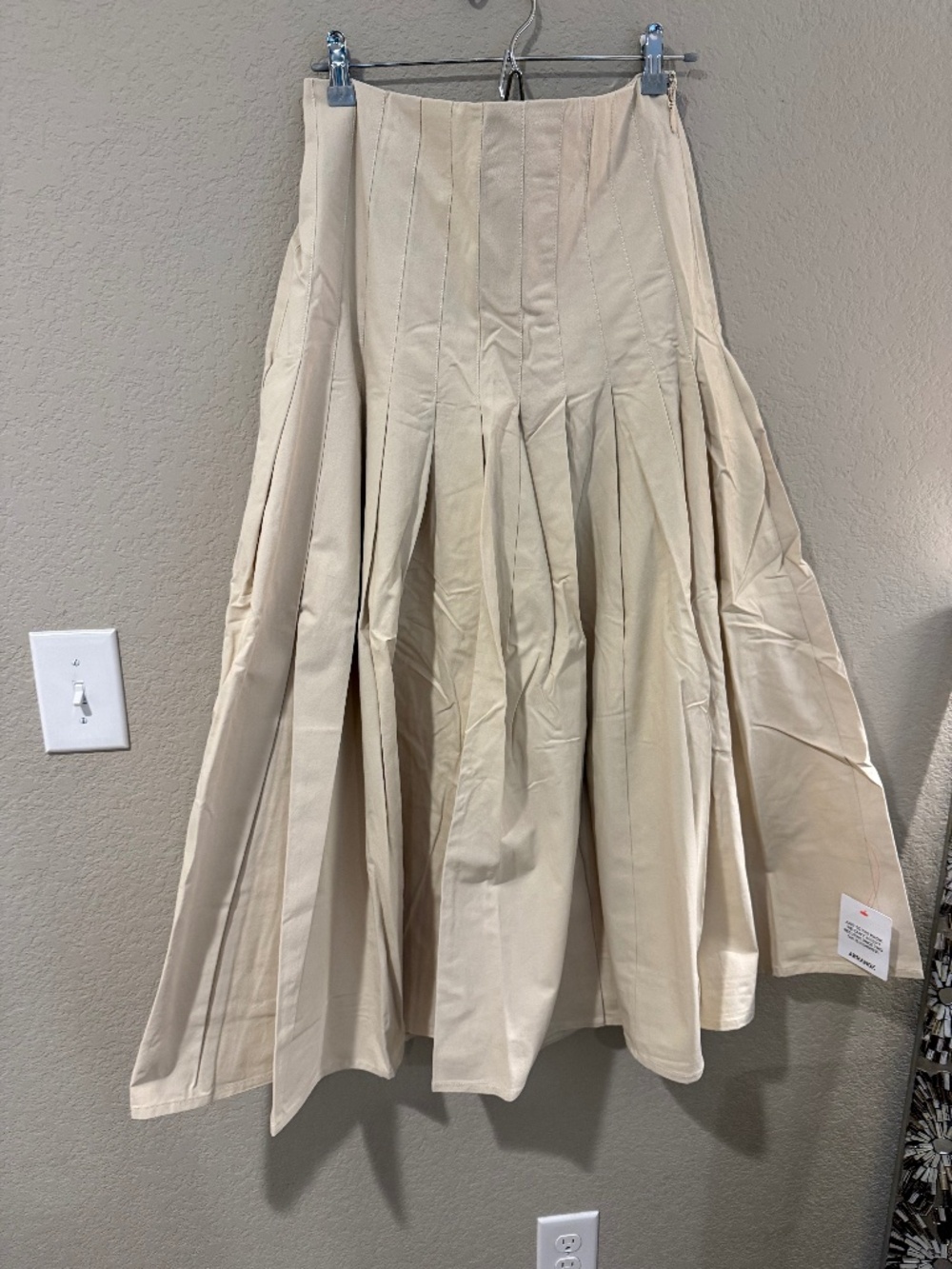 ARRANGE Pleated Maxi Skirt